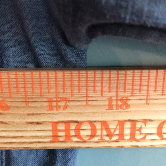 LACAUSA Dali jumpsuit. Utility size XS cropped hemp linen. Plaid. Minimalist - Picture 4 of 8